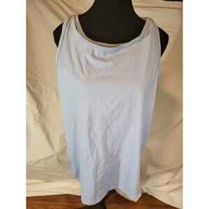 Any Age Activewear Blue Tank Top Size 2X